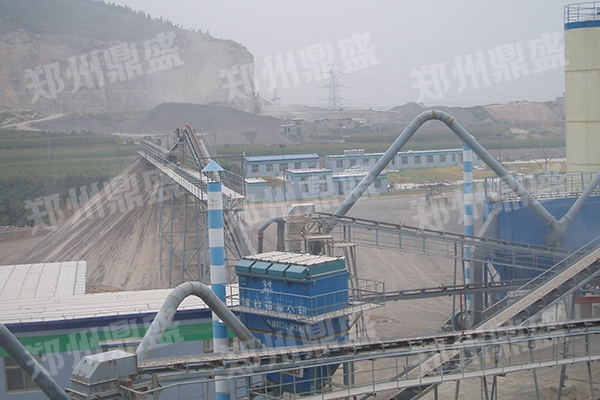 山東省濰坊市石灰石骨料生產線01