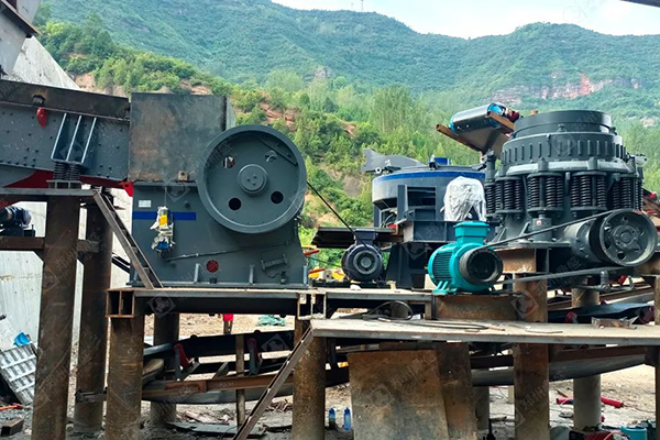 甘肅年產60萬噸河卵石制砂生產線11