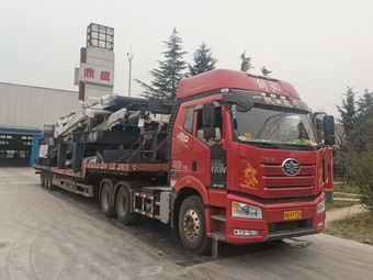 移動篩分站發貨出廠，海南客戶請查收